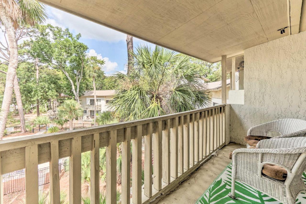 Hilton Head Island Townhome Patio, Walk To Beach Extérieur photo