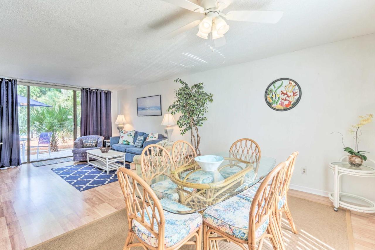 Hilton Head Island Townhome Patio, Walk To Beach Extérieur photo