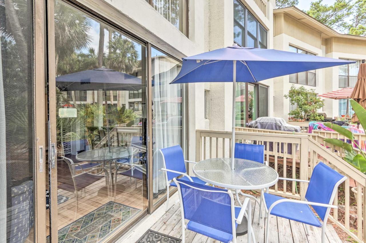 Hilton Head Island Townhome Patio, Walk To Beach Extérieur photo