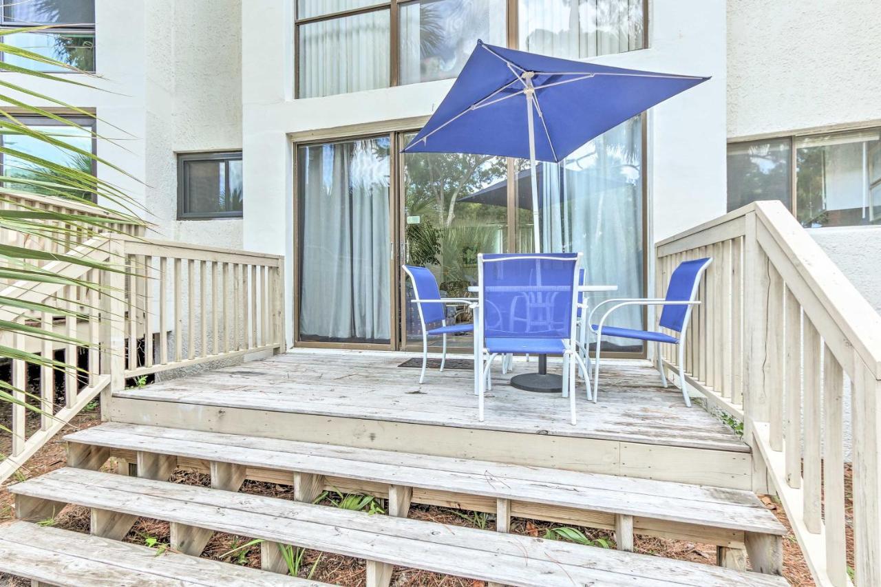 Hilton Head Island Townhome Patio, Walk To Beach Extérieur photo