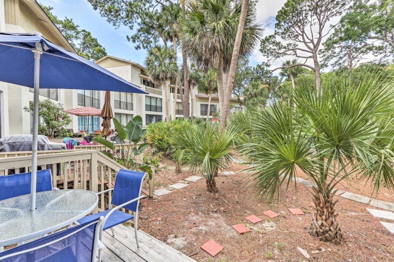 Hilton Head Island Townhome Patio, Walk To Beach Extérieur photo